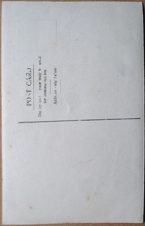 (back of postcard) Card (8) — G Robley postcard, Lithograph, Tutu Ngarahu, Maori Haka — Iles publisher