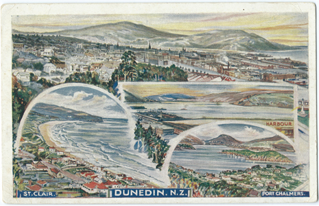 (front of postcard) Wilson Bros., Dunedin, NZ (from set 3)