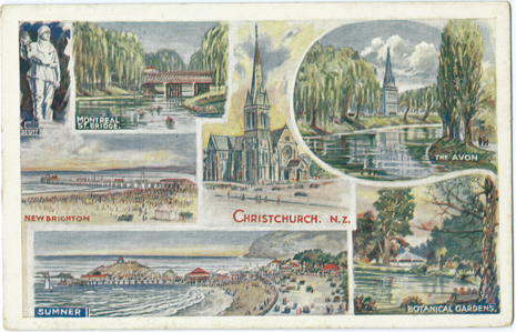 (front of postcard) Wilson Bros., Christchurch, NZ
