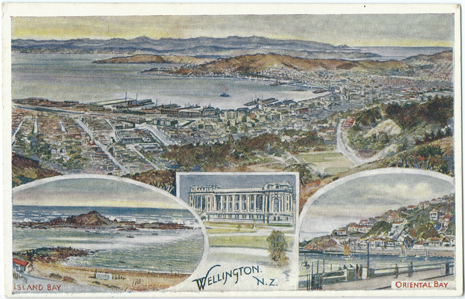 (front of postcard) Wilson Bros., Wellington, NZ