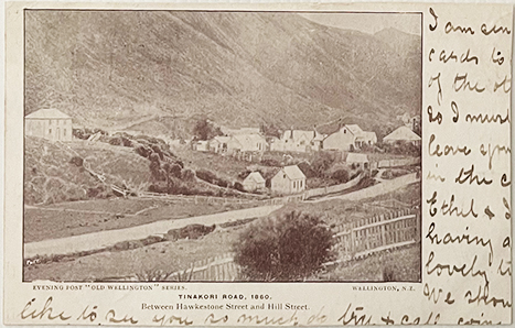 Tinakori Road, 1860