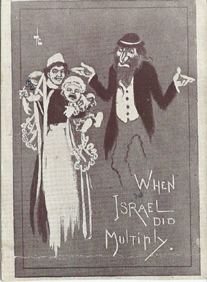 (front of postcard) Trevor Lloyd postcard, When Israel did Multiply