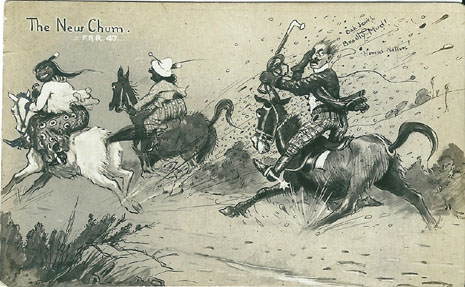 (front of postcard) Trevor Lloyd postcard, The New Chum