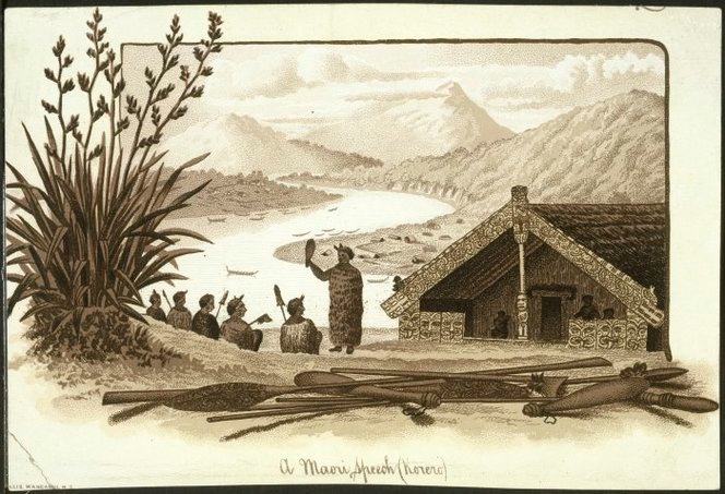A Maori Speech (korero)