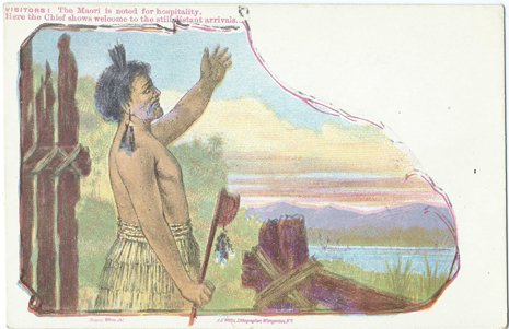 A D Willis Postcard, Visitors, -- LINK to larger image