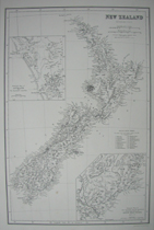 Barraud, Map from 'New Zealand: graphic and descriptive'